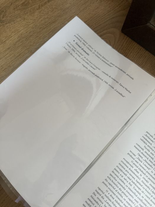 Materie BAC română