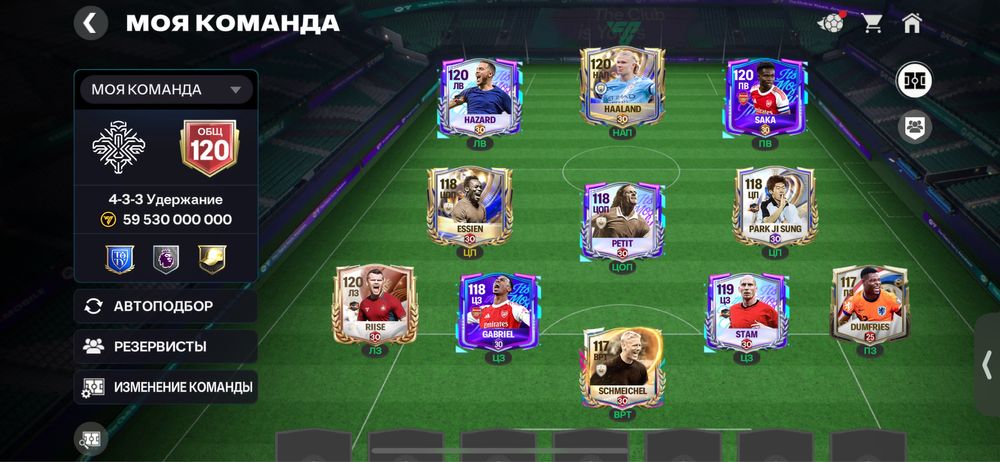 Продам акк фк мобайл овр 120