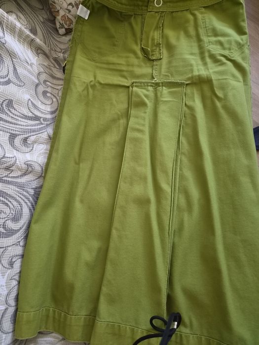 Fusta denim verde