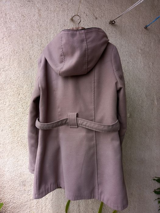 Дамско яке от естествена кожа,  шампанско. Размер L