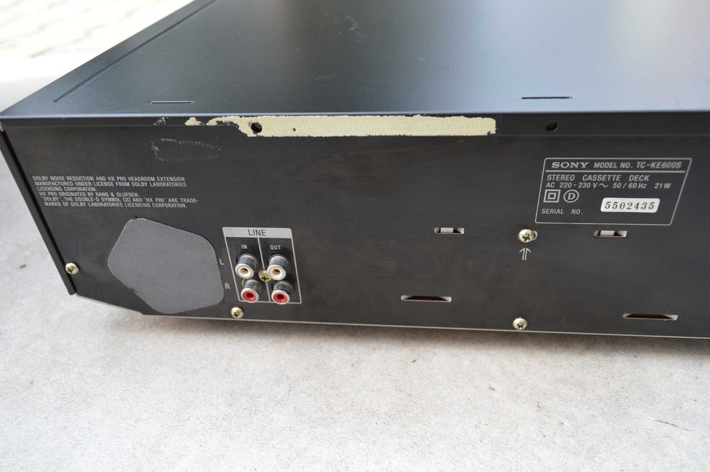 Deck Sony TC KE 600 S