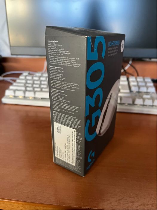 Мишка logitech 305 lightspeed whie