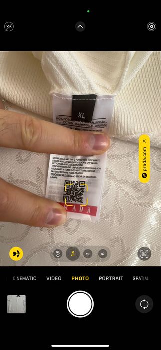 Prada-Оригинална нова мъжка тениска ХЛ