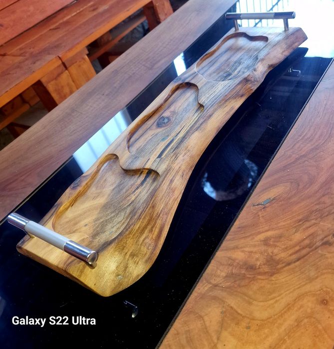 Дъски за мезета от орех , плато