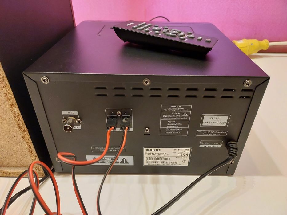 Sistem audio Philips.CD-MP3,tuner RDS,telecomandă. Perfect funcțional