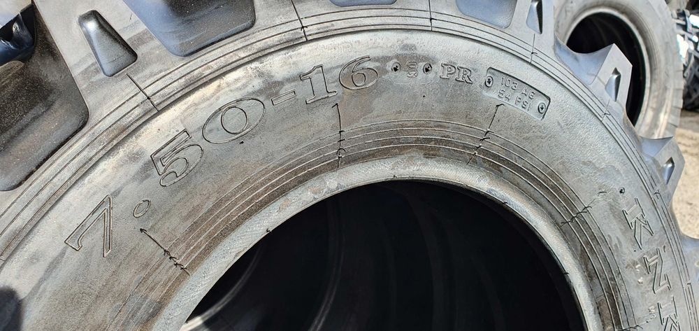 7.50-16 cauciucuri noi profil agricol de tractoare pe fata fendt DAGM