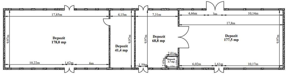 Vand Hala Productie/Depozitare zona Calea Prutului