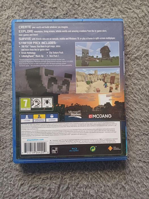 Minecraft игра за ps4