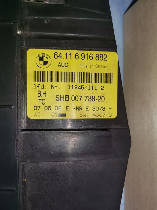 Panou  clima  ac   BMW