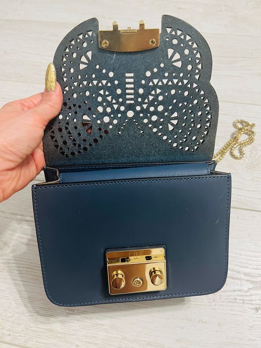 Geanta mini steel blue Furla