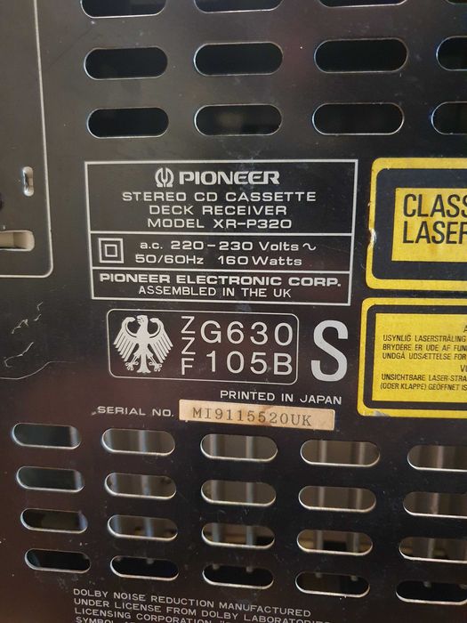 Музикална система Pioneer XR-P320