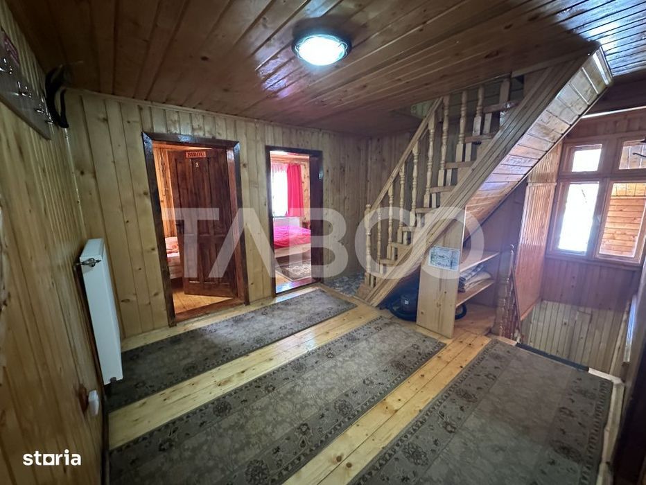 Cabana spatioasa la 5 km de Partia Sureanu complet mobilata si utilata