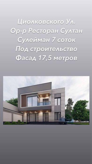 Циолковского Ул. 7 соток под строительство