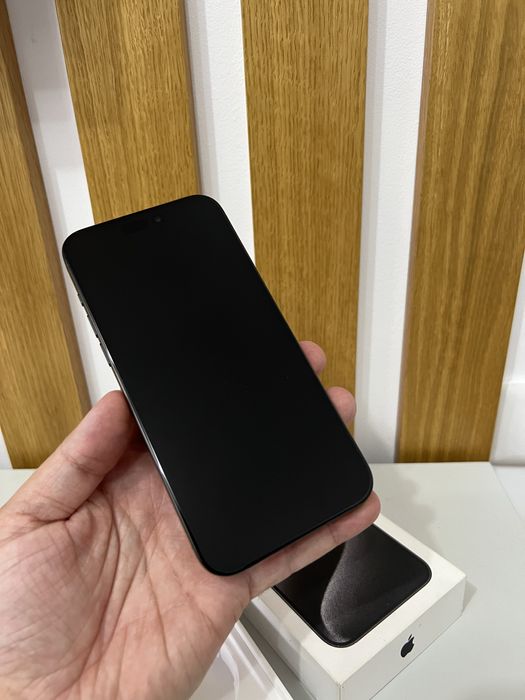 Iphone 15 pro max 256gb black titanium
