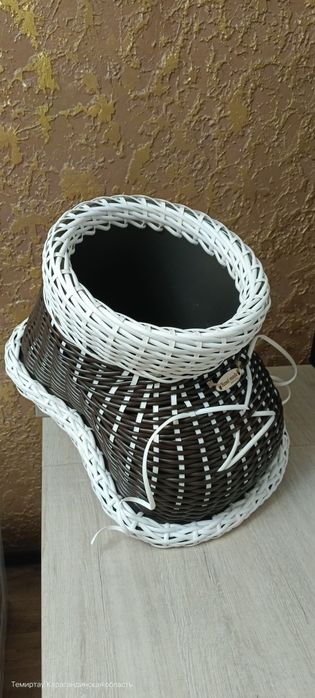 Плету кашпо на заказ