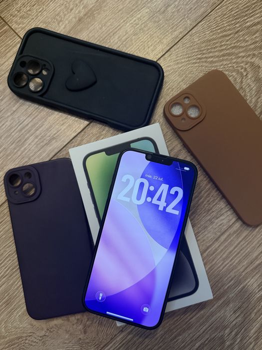 iPhone 14 Plus 128GB - Impecabil 10/10 - Cutie + Huse