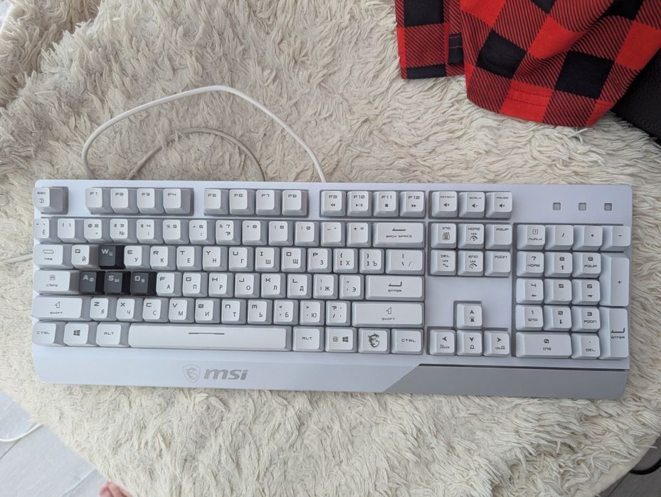 Клавиатура MSI Vigor GK30 White
