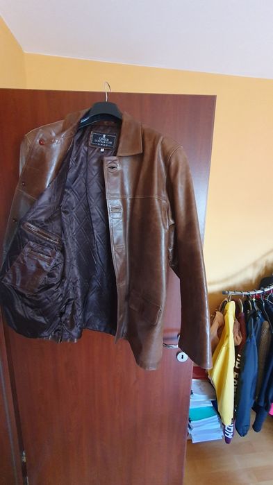 Geaca piele barbati XL