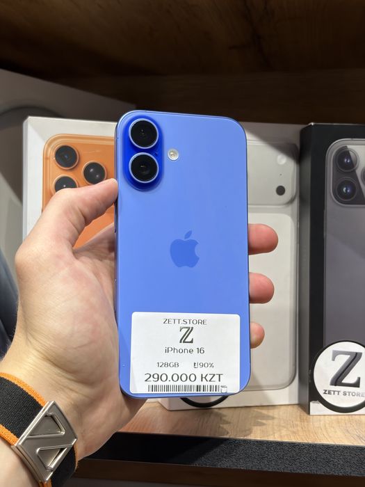 Телефон iPhone 16 128gb 90% Айфон 16 128гб 90%