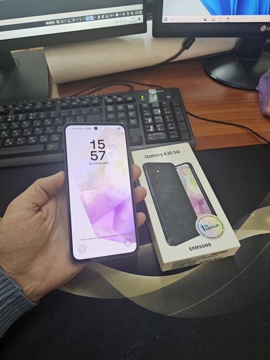 Samsung A35 5G 8/128gb[2025] ideal xolati yangiday kam iwlatilgan