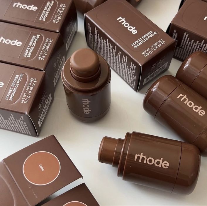 Rhode Pocket Bronze 5.3g кремообразен бронзант Pebble Sip Sunbed Bake Shade Drench Anklet Plunge Оригинален от най-новата колекция