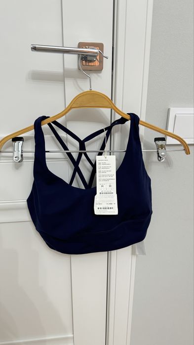 Топ темно-синий Oysho