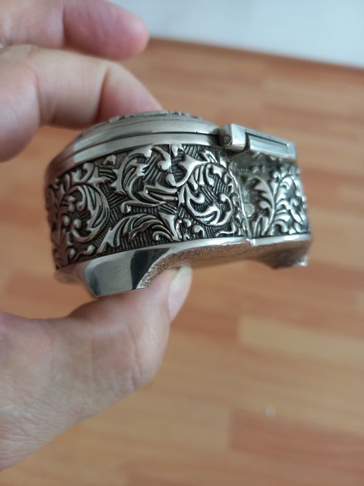 Шкатулка мельхиоровая