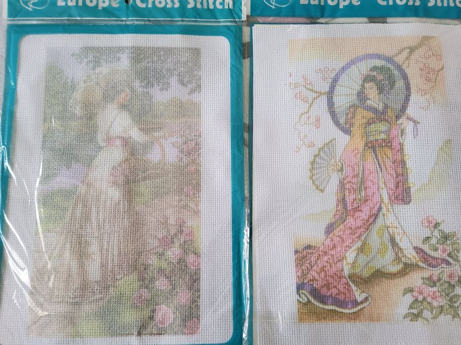 Вышивка, канва с рисунком