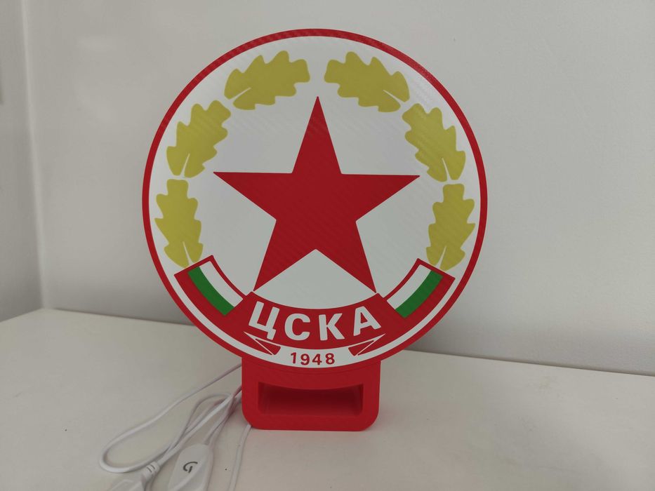 3д лампа ЦСКА(CSKA)