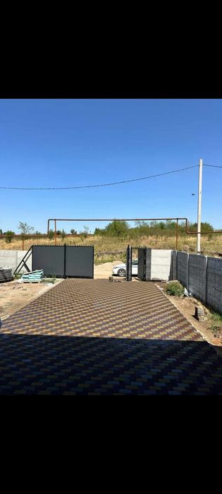 Укладываем брусчатку