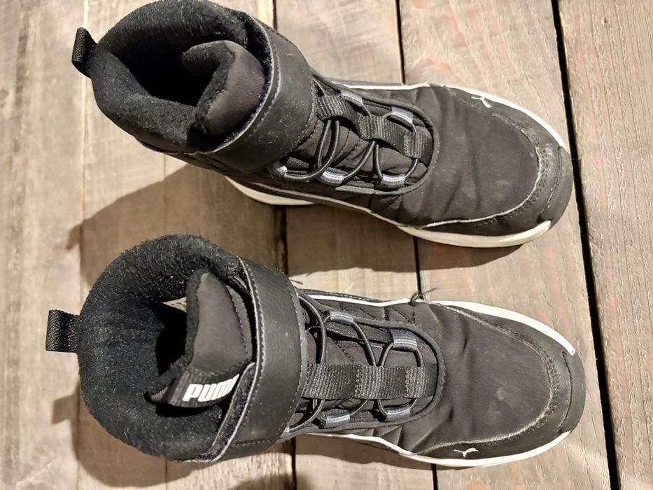 Ghete / Cizme iarnă copii Puma Evolve Boot – Mărimea 33 (Negru)