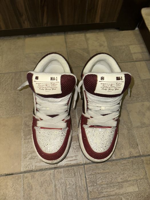 Amiri MA-1 Swarovski red size:44