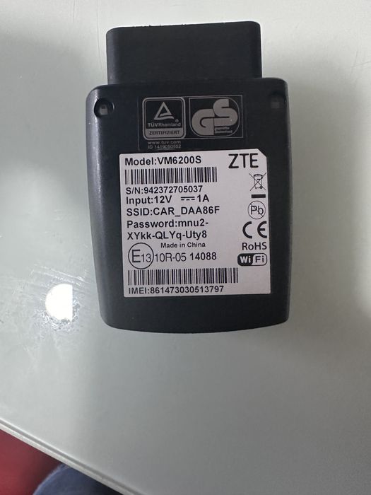 ZTE Mobley VM6200s Car WiFi Hotspot