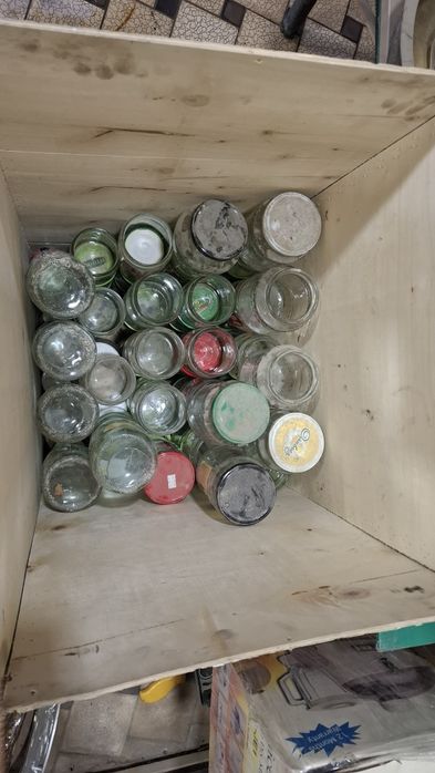 Shisha bankalar, Стеклянные банки
