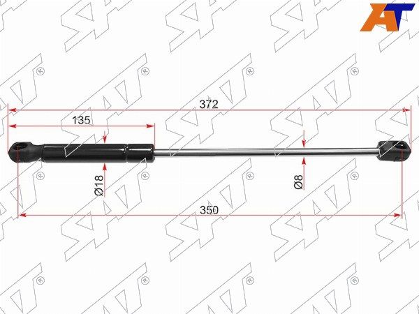 Амортизатор крышки багажника Audi A5