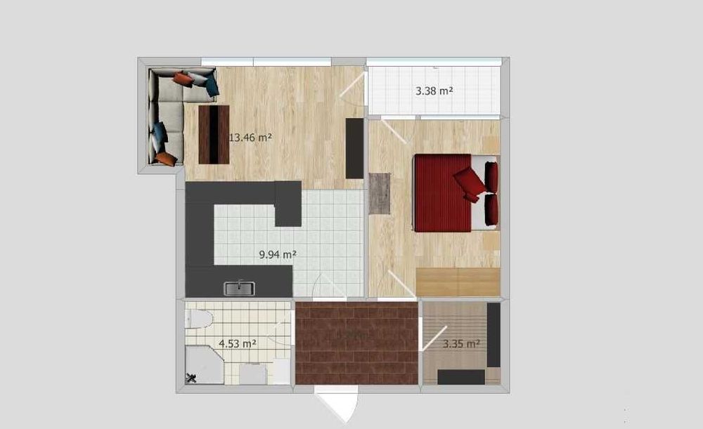 Продава се Двустаен апартамент в Стара Загора, Център - 54 кв.м за 3889 €/кв.м - Снимка #8