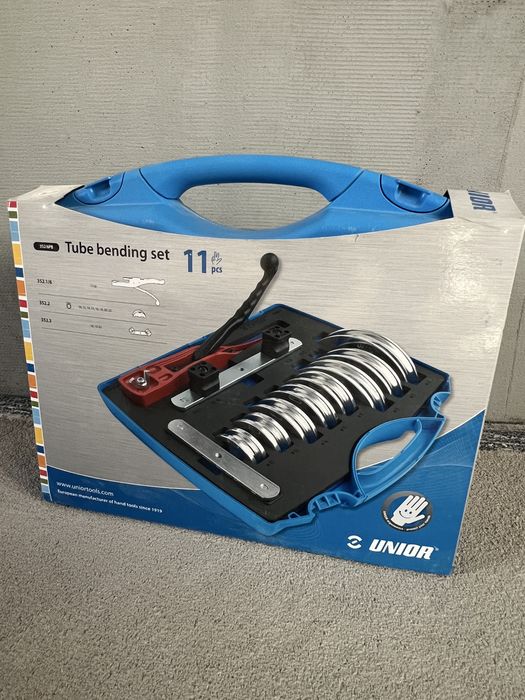 Set pentru indoit tevi, Unior 352/6PB, 11 piese