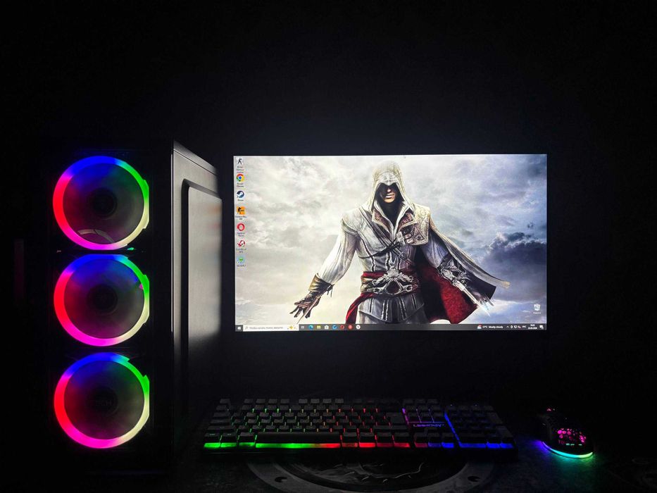Gaming PC i5-2500 RX580 8GB / Zifler 27" 120Hz monitor bilan komplekt