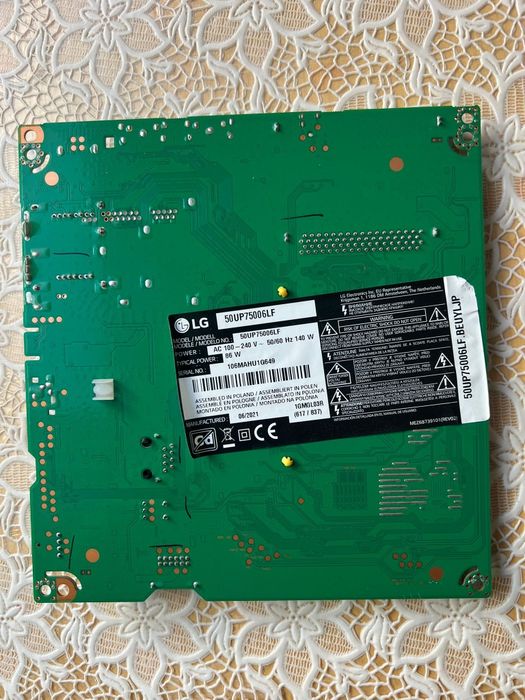 Vând placa de baza TV LG50up75006LF
