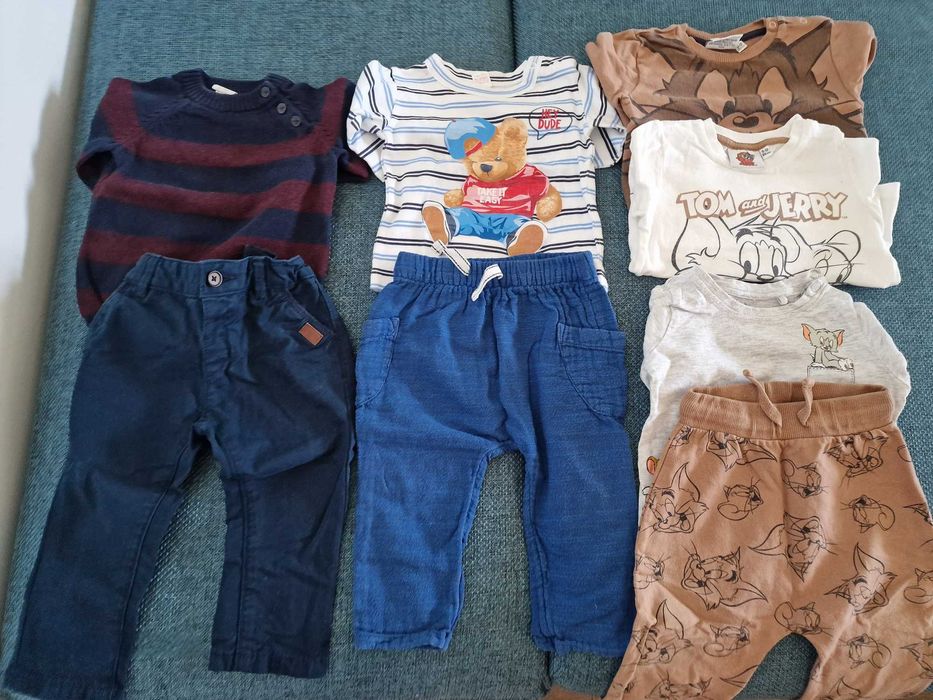 Лот от бебешки дрехи за момче - размер 74/80
