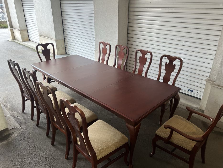 Правоъгълна трапезна маса и столове DREXEL HERITAGE