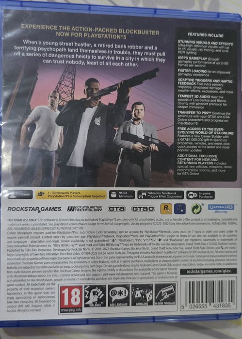 GTA 5 оригинал на PS5