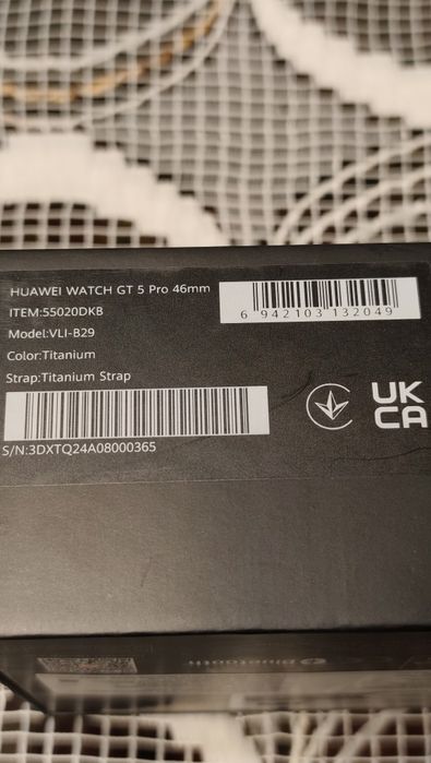 Смарт часовник Huawei Watch GT 5 Pro 46mm - Titanium