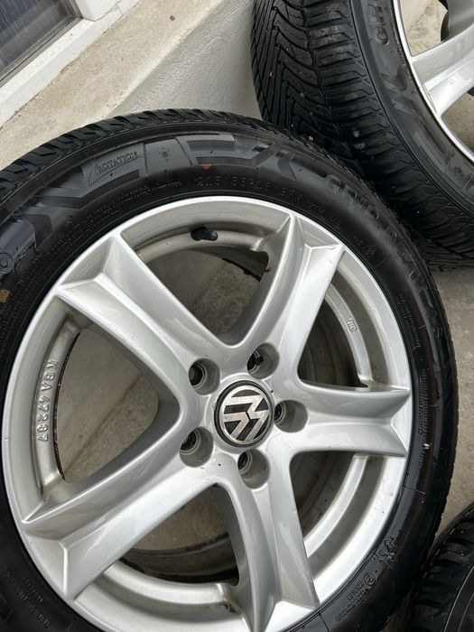 jante originale VW + anvelope iarnă – stare foarte bună!