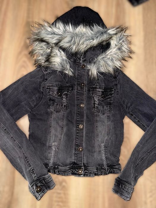 Дънково яке с качулка