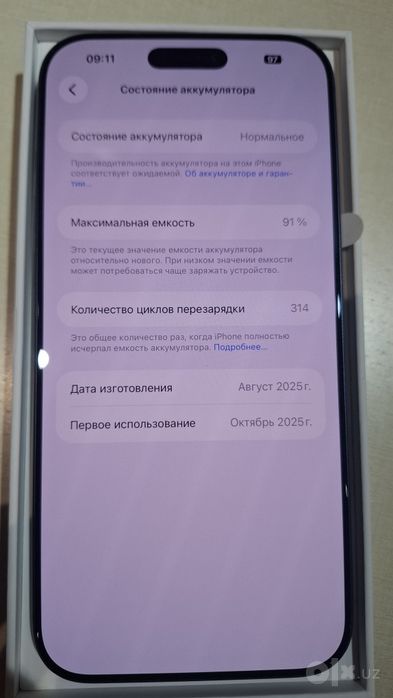 iPhone 17 Pro Max 256GB — Blue