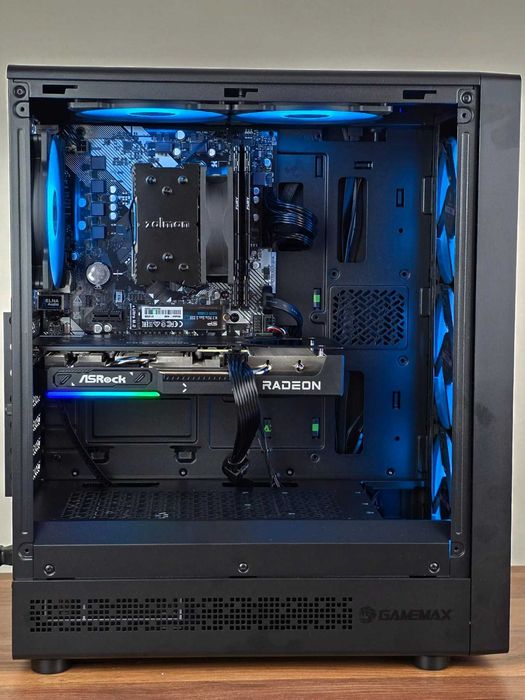 Нов | Ryzen 5600 | RX 9060XT | 16 GB RAM | NVMe | Геймърски