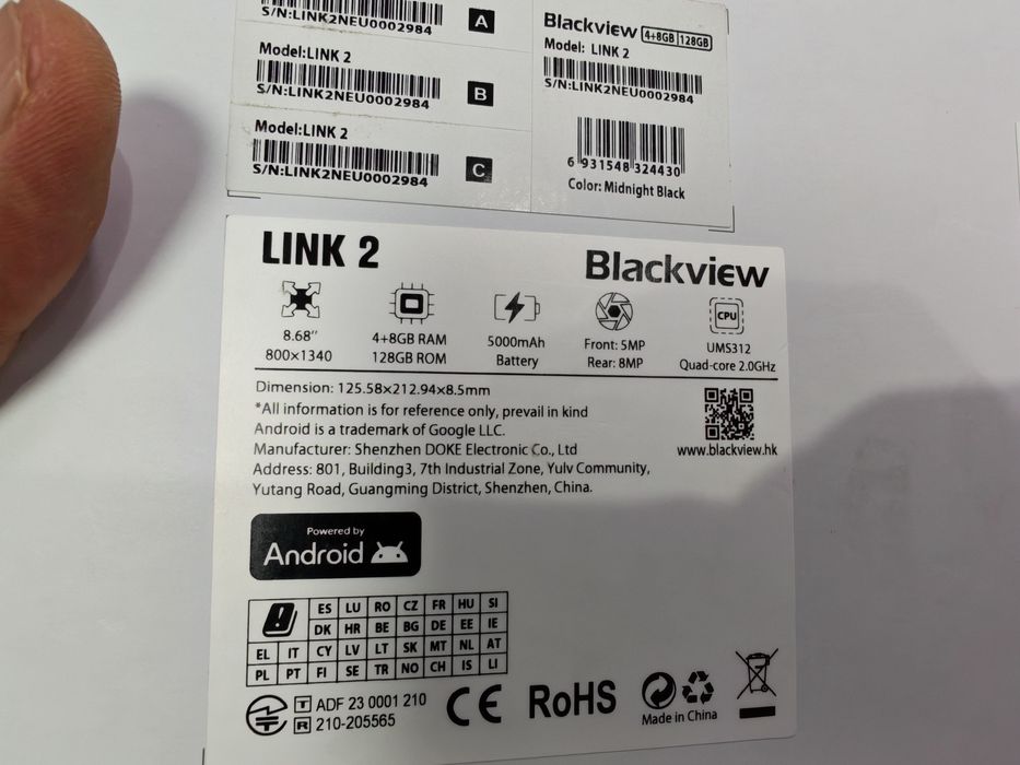 Blackview planshet 12/128gb