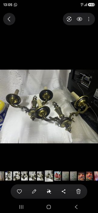 Set candelabru , lampa podea .aplici