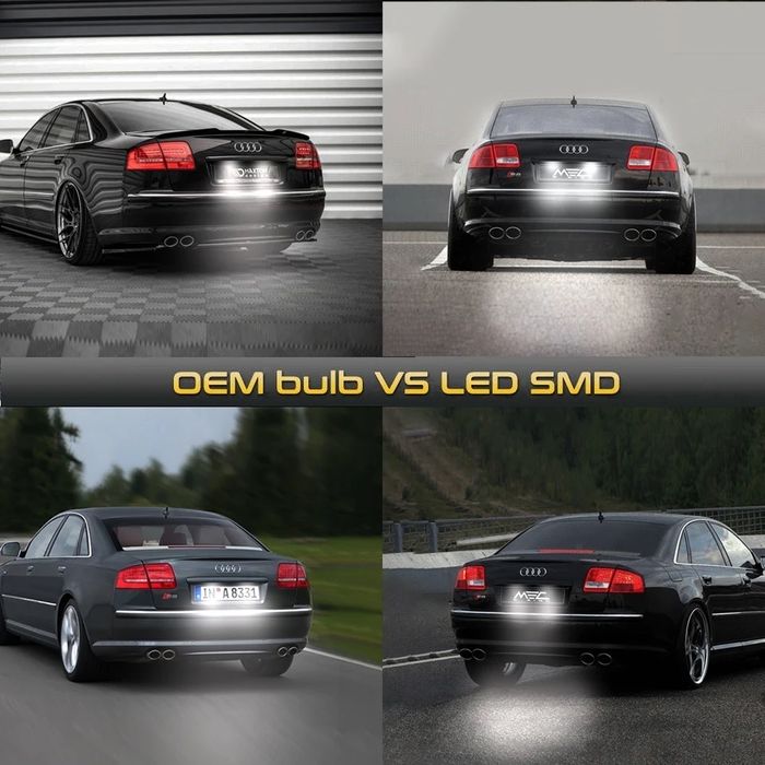 Set lampi led numar Audi A8/S8 D3 4E 2003-2009
